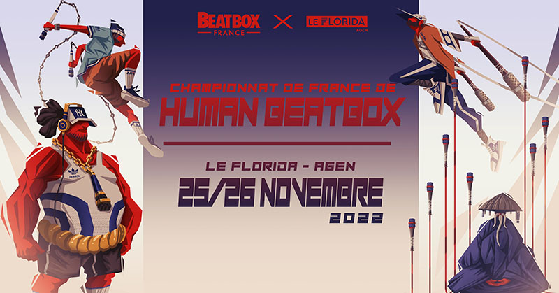 Cover du championnat de France de Human Beatbox 2022 au Florida à Agen
