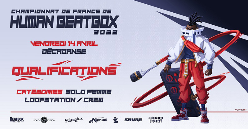 Qualifications du Championnat de France de human beatbox 2023 à Nantes