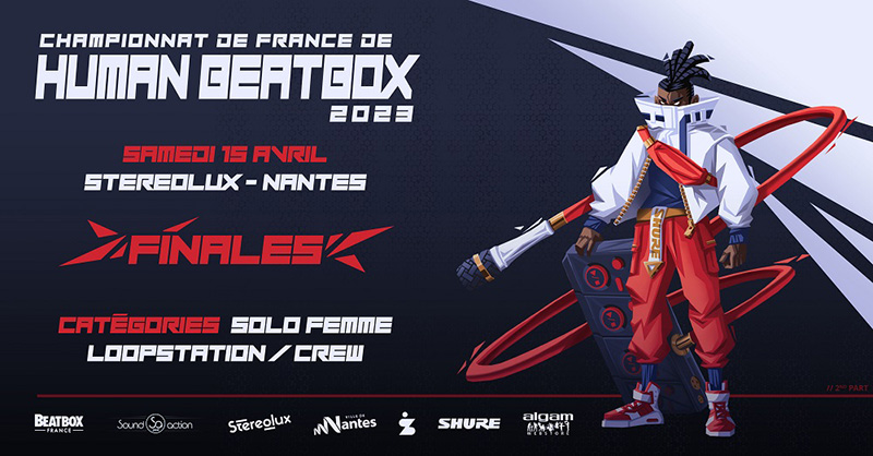 Finales du Championnat de France de human beatbox 2023 à Nantes