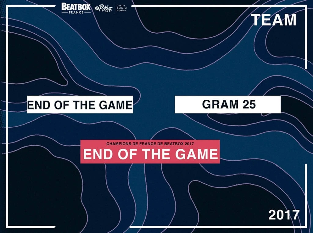 Résultats du championnat de France de human beatbox 2017 - Catégorie équipes